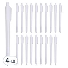 Mungudam 原子筆 20入, 白色, 4套