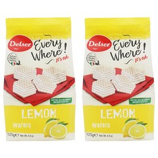檸檬威化餅, 2包, 125g