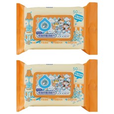 臭味滾 ODOUT 貓咪專用 除臭抑菌濕紙巾, 50張, 2包