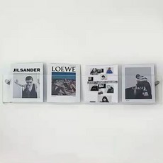 InMUSE 壓克力免打孔雜誌架, 1欄, 透明