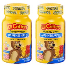 L'il Critters Gummy Vites綜合維他命礦物質小熊軟糖, 70顆, 2罐