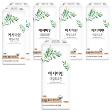 예지미인 데일리코튼 팬티라이너, 롱, 81개입, 6개