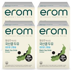 이롬 황성주 박사의 국산콩 두유 검은콩 고칼슘, 190ml, 64개