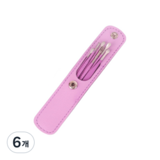 썬앤드림 심플 귀이개 A타입 퍼플, 6개