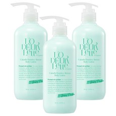로더렛 인 잉글랜드 컬러핏 파우더리 브리즈 바디 로션 베이비파우더향, 3개, 500ml
