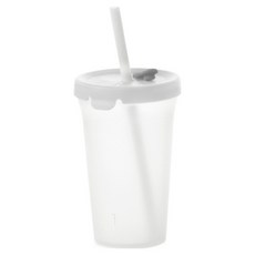 NIneware Friends 冷飲杯 L, 粉藍色, 510ml