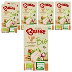 바우어 치킨 스톡큐브 60g, 6개