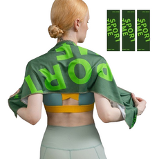 Hensen Sportstime 健身毛巾, 深綠色, 3個