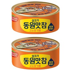 동원 살코기 동원맛참 고소참기름 통조림, 90g, 2개