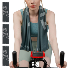 Hensen Sportstime 健身毛巾, 灰色, 3個