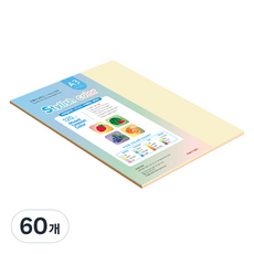 종이문화 스타일리쉬 얇은 혼합색지 120g 02 SS Summer, 60개, A3