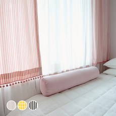 BYAMI Merci Pom Pom 窗簾, 粉紅色