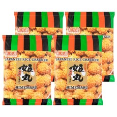 AMANOYA 天乃屋 姬丸米果, 4包, 98g