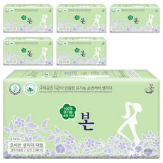 OCBON 本恩 超薄蝶翼衛生棉, L號(28cm), 28片, 6包