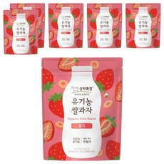 상하목장 유기농 쌀과자, 6개, 30g, 딸기
