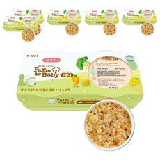 팜투베이비 레디 실온이유식 완료기 소고기그린빈스진밥, 110g, 6개
