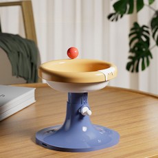 DING DONG PET 寵物馬卡龍高度可調奶油餐具, 黃紫色, 1個