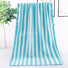 타이탄 성인용 비치타올 140 x 70 cm, 라이트블루, 1개