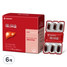 대웅제약 에너씨슬 밀크씨슬, 60정, 6개