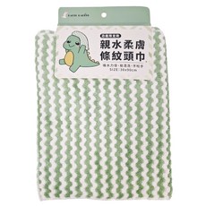 PATTO RABBIT 百特兔 親水柔膚條紋頭巾 30 x 90cm, 1條