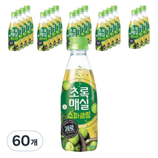 초록매실 스파클링 제로, 350ml, 60개