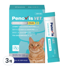 페노비스 벳 고양이 프리미엄 유산균, 60g, 신장, 3개