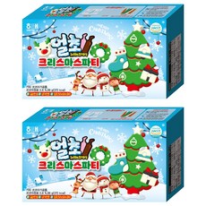 Haitai Confectionery Eolcho 聖誕派對巧克力製作組 66g, 托盤+棒 3根+管 8個, 2組
