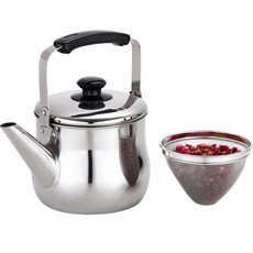 KITCHEN FLOWER New Grace 養生茶濾網水壺, 單一顏色, 1個, 2.5L