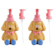 브런치브라더 찰리 디스펜서 용기, 2개, 브라운