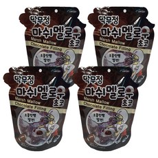 夾心棉花糖 巧克力口味, 4包, 90g