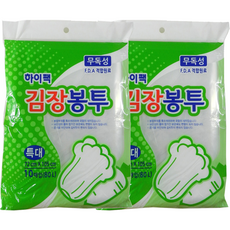 하이팩 김장봉투 특대 80L, 특대형(약20포기), 10개입, 2개
