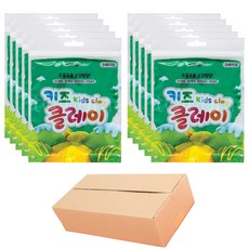 키뿜 키즈 클레이 10p, 초록, 50g, 1세트