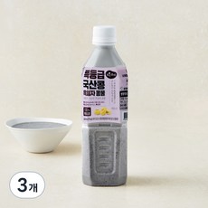맑은물에 특등급 국산콩 흑임자 콩물, 500ml, 3개