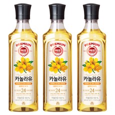 Haepyo 芥花油, 500ml, 3瓶