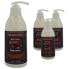 THE HERB STORY 身體乳液 黑櫻桃, 500ml, 4個