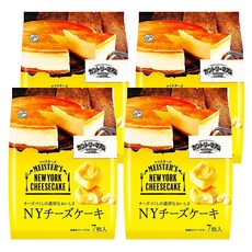 FUJIYA 不二家 職人紐約起司蛋糕 口感綿密紮實 7個入, 67.2g, 4袋