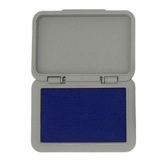 Shachihata 寫吉達 油性印台 小形 HGN-1 (盤面尺寸/63×40mm), 亮藍色, 1個