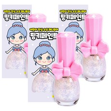 i'm pinky 水性兒童指甲油 Pinky Paint, 閃爍圓點, 3個