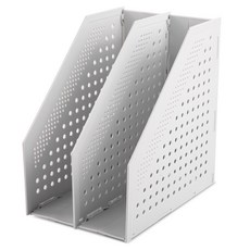 델리 2단 폴딩식 데스크 파일 꽂이, 그레이