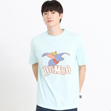 홀하우스 디즈니 플라잉 덤보 통기성 반팔 티셔츠