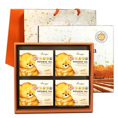 Annique 南非國寶茶禮盒 1號, 南非國寶茶 100g 4盒+禮盒+購物袋, 1組