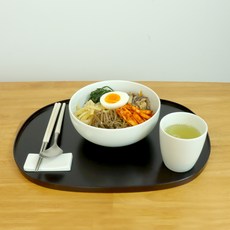 KwangJuYo Su Line陶瓷碗組, 藍白色, 4個