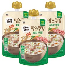 Iggoya 孩童副食品粥 12個月以上, 烤牛肉口味, 100g, 3包