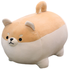 柴犬玩偶靠枕, 淺褐色的