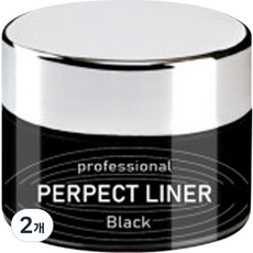 유키 프로페셔널 퍼펙트 네일 라이너, 블랙, 10g, 2개