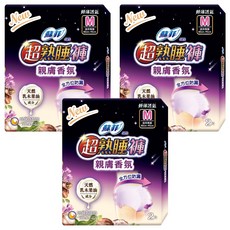 SOFY 蘇菲 乳木果油超熟睡內褲型衛生棉, M號, 2片, 3包