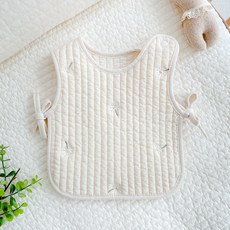 Ma lolotte 孩童刺繡背心圍兜, 小雛菊, 1件, 1件