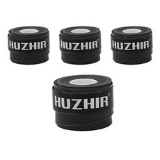 羽毛球拍手柄握把帶 4入, 黑色