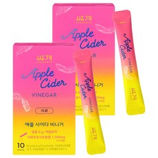 SSANGGYE 蘋果西打醋 蘋果 10入, 50g, 2個