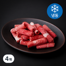 굿미트찹 호주산 소고기 샤브샤브용 (냉동), 4개, 500g